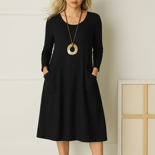 Sophie - Elegantes Langarmkleid